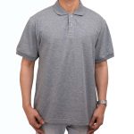SANTHOME GREY POLO T SHIRT<br>تي شيرت بولو رمادي - Image 3