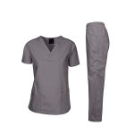 SCRUB SUIT GRAY