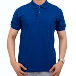 SANTHOME ROYLA BLUE POLO T SHIRT<br>تي شيرت بولو أزرق ملكي - Image 2