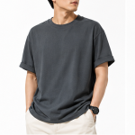 DARK GREY ROUND NECK T SHIRTS 100% COTTON