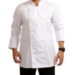 CHEF JACKET WHITE <br> شيف جاكيت أبيض