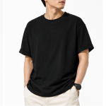 BLACK ROUND NECK T SHIRTS 100% COTTON