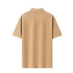 AMBER BROWN POLO T SHIRTS 100% COTTON - Image 3