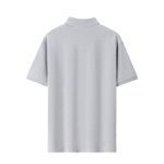 LIGHT GREY POLO T SHIRTS 100% COTTON - Image 3