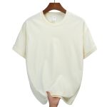 APRICOT ROUND NECK T SHIRTS 100% COTTON - Image 2