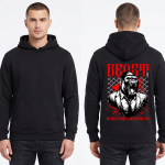 BEAST - CUSTOM DESIGN PRINT ON BACK HOODIES - 380 GSM