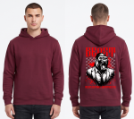 BEAST - CUSTOM DESIGN PRINT ON BACK HOODIES - 380 GSM - Image 2