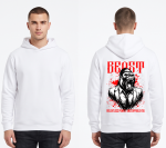 BEAST - CUSTOM DESIGN PRINT ON BACK HOODIES - 380 GSM - Image 3