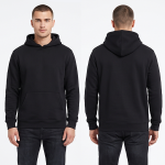 BLACK HOODIE PREMIUM QUALITY 380GSM