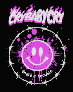 CRY BABY CRY - CUSTOM DESIGN PRINT ON  BACK AND FRONT HOODIES - 380 GSM - Image 4