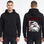EVELUTION - CUSTOM DESIGN PRINT ON BACK HOODIES - 380 GSM