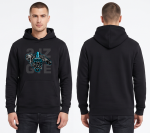 GTE - CUSTOM DESIGN PRINT ON FRONT HOODIES - 380 GSM