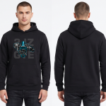 GTE - CUSTOM DESIGN PRINT ON FRONT HOODIES - 380 GSM