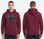 GTE - CUSTOM DESIGN PRINT ON FRONT HOODIES - 380 GSM - Image 2
