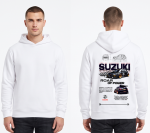 SUZUKI - CUSTOM DESIGN PRINT ON BACK HOODIES - 380 GSM - Image 2