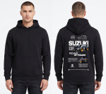 SUZUKI - CUSTOM DESIGN PRINT ON BACK HOODIES - 380 GSM